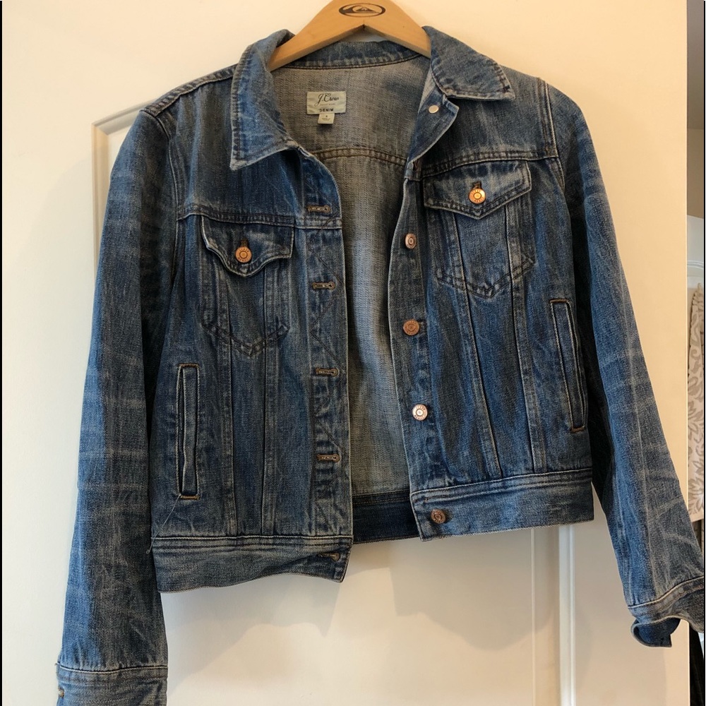 J Crew Classic Denim Jacket - Picture 2 of 5